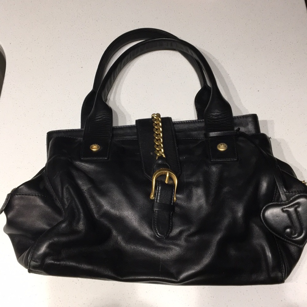 Juicy Couture Black Leather Purse